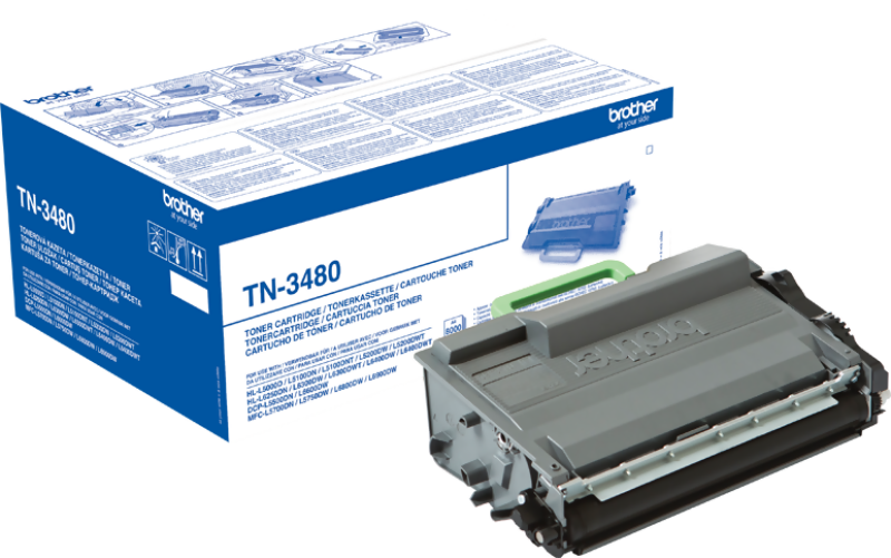 Brother TN-3480 tonerkassett 1 Styck Original, svart