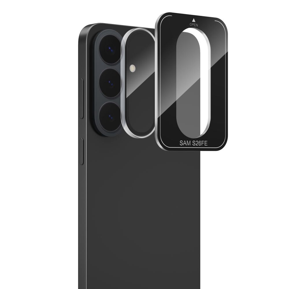 Tech-Protect Camring Fit+ skärmskydd i härdat glas för kameran på Samsung Galaxy S26 FE, bild 2
