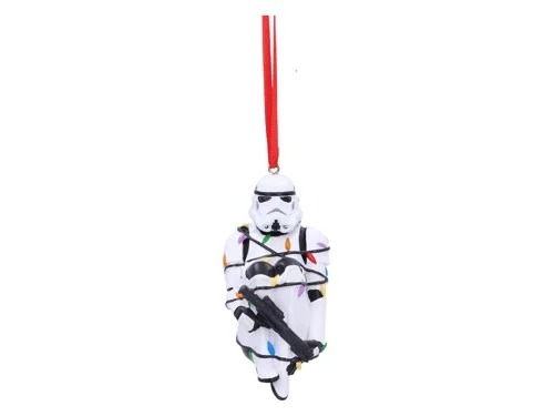 Stormtrooper In Fairy Lights Hanging Ornament 9cm, bild 2