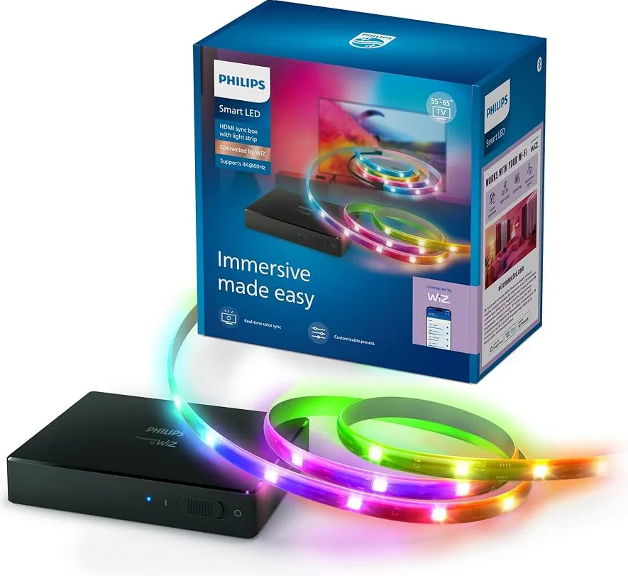 Philips HDMI 2.0 Sync Box med ljuslist för 55"-65" TV-apparater, bild 4
