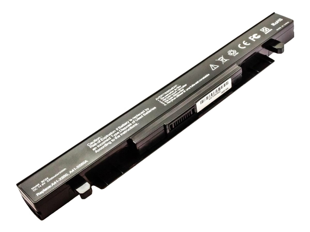 Batteri CoreParts 4-cell Li-Ion 33Wh för Asus laptop, se lista för modeller