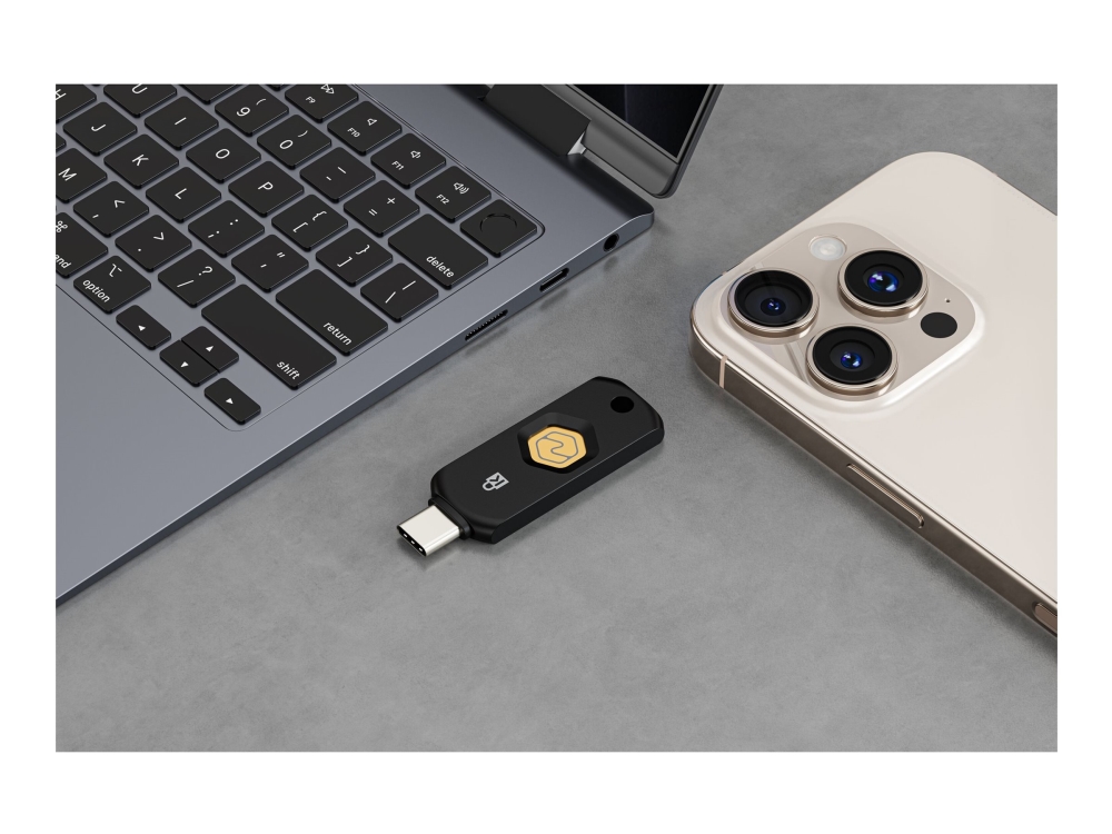 Kensington VeriMark NFC+ - Fingeravtrycksläsare - NFC, USB-C - TAA-kompatibel