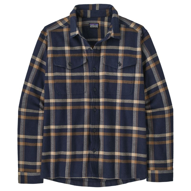 Patagonia M's Fjord Flannel Shirt Crossing: New Navy - S