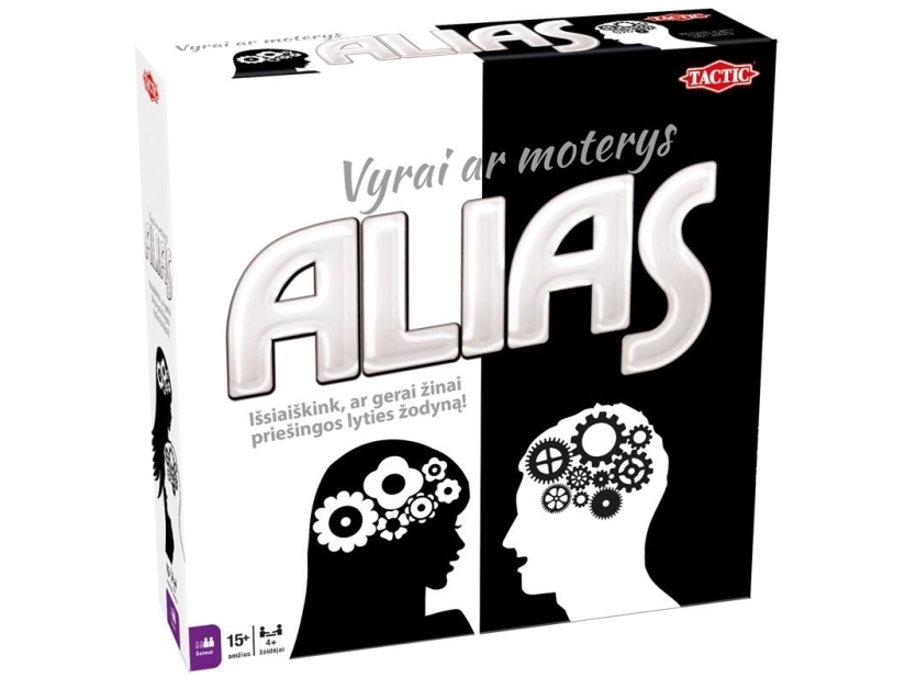 Tactic brädspel „Alias: män eller kvinnor?" (på svenska)