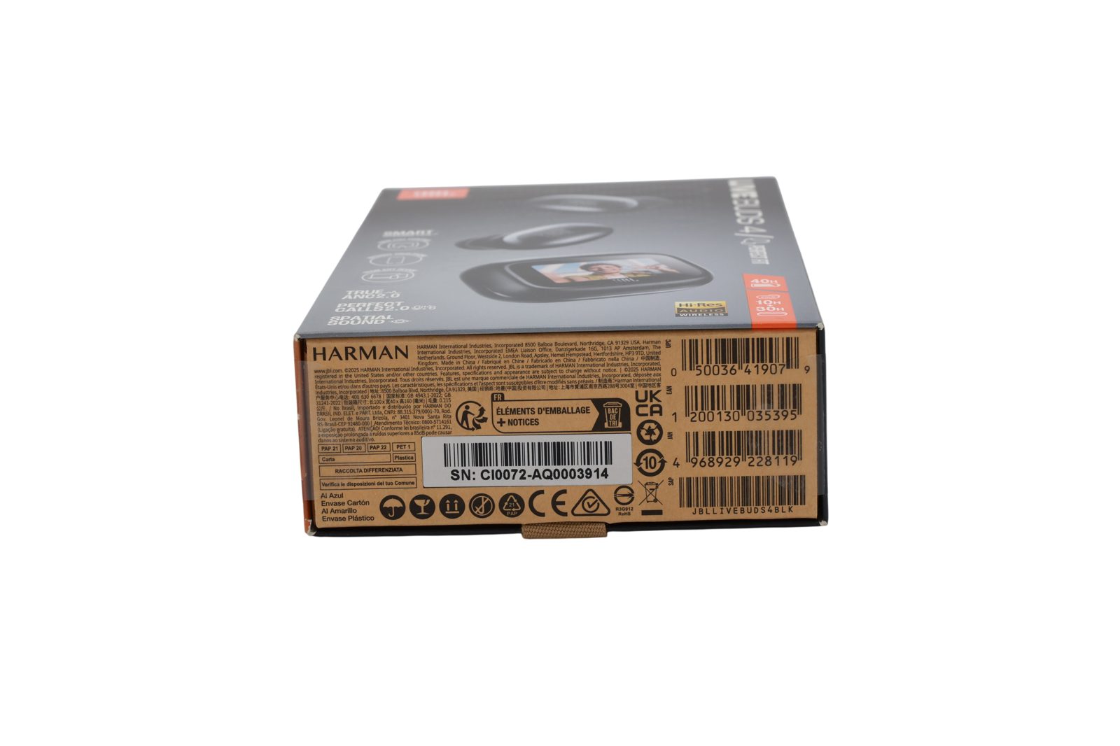 JBL Live Buds 4 True Wireless, svart, bild 3