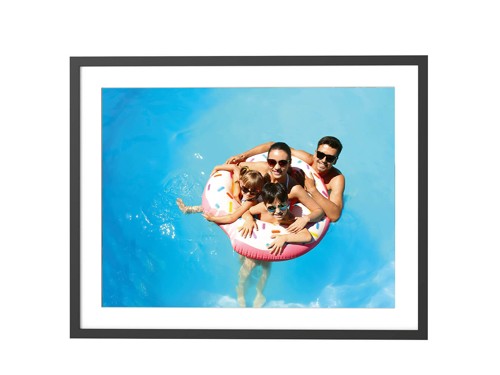 17" AgfaPhoto Digital Photo Frame, IPS 1280x960, kortläsare MicroSD, WiFi - Svart, bild 2