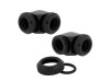 Corsair Hydro X Series XF Hardline 90° 12mm 2-pack - Svart, bild 5