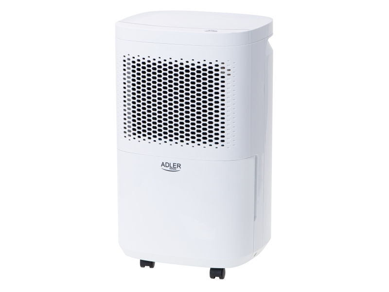 Adler AD 7917 kompressoravfuktare 10 L/24 h, 2,2 L vattentank, 60 m³, vit