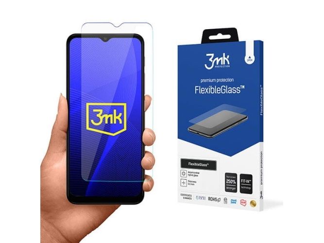 3MK FlexibleGlass, Motorola, Moto G30/G10, Slagtålig, Reptålig, Translucent, 1 styck