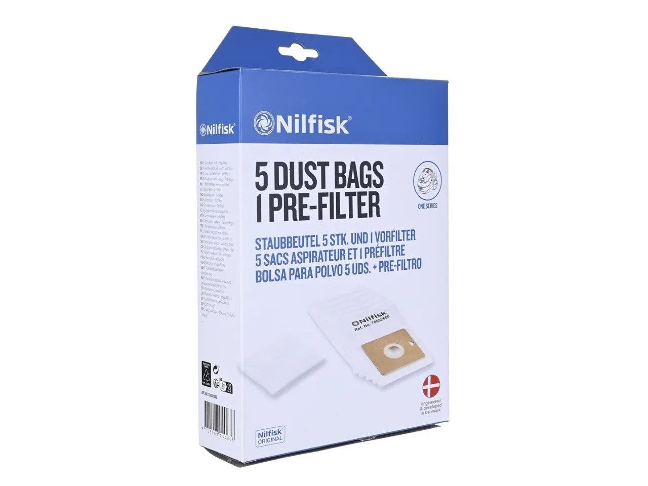 Nilfisk One/Go/Coupe dammpåse5 st, bild 4