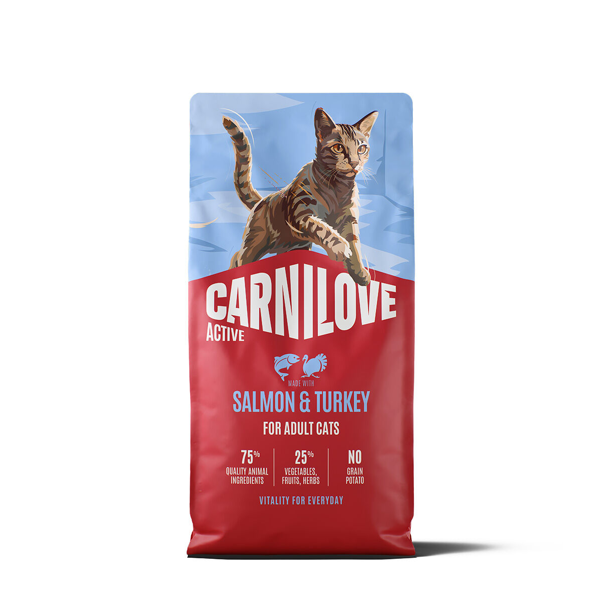 Carnilove Cat Adult Active Salmon & Turkey Torrfoder till Katt 6 kg