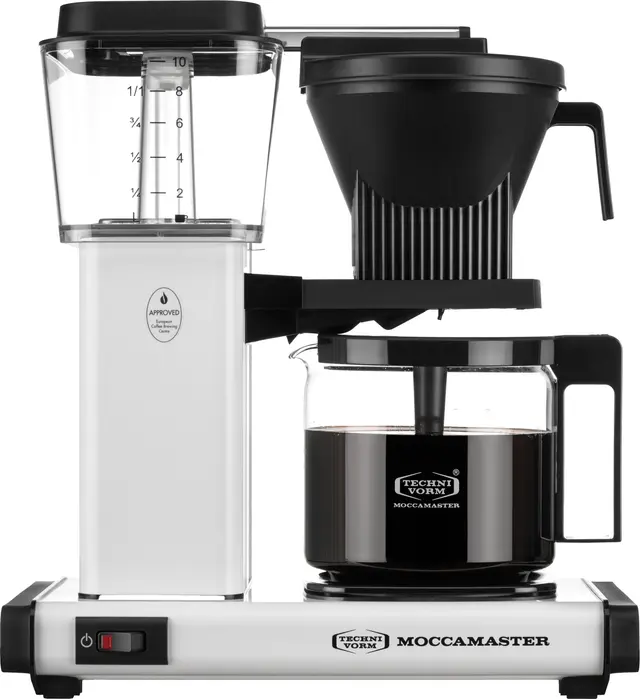 Moccamaster One Switch kaffebryggare 53752 (vit)