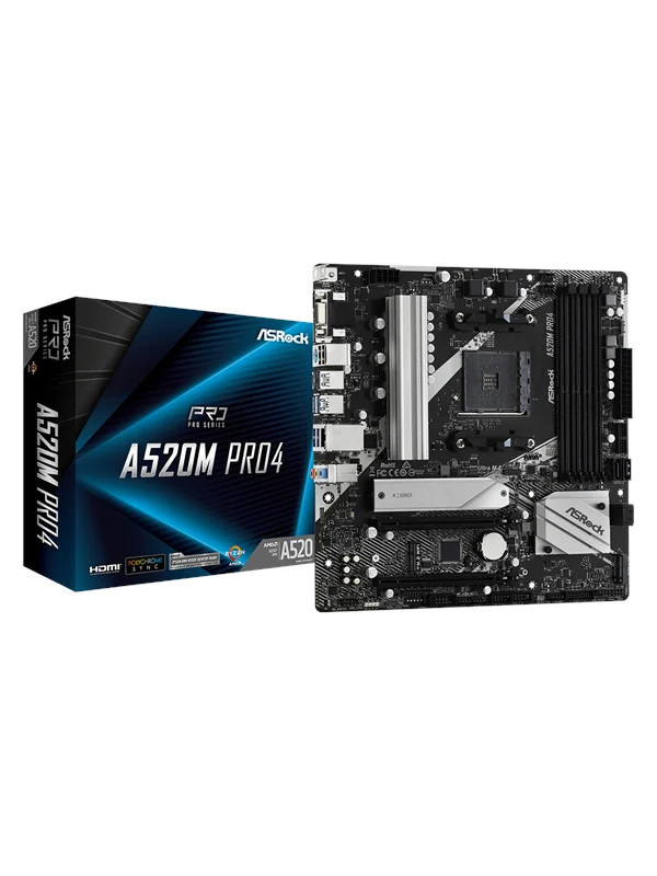 ASRock A520M Pro 4, bild 3