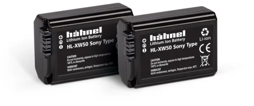 Hahnel HL-XW50 Twin Pack, Sony, 1000 mAh, 7,2 V, Litium-Ion (Li-Ion)