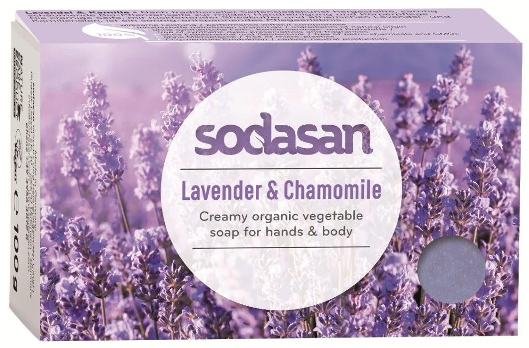 Sodasan Lavendel & Kamomill Tvål 100 g, bild 2