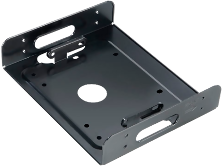 Akasa Hårddiskadapter - 2,5/3,5" till 5,25" plats - Anti vibration - Svart