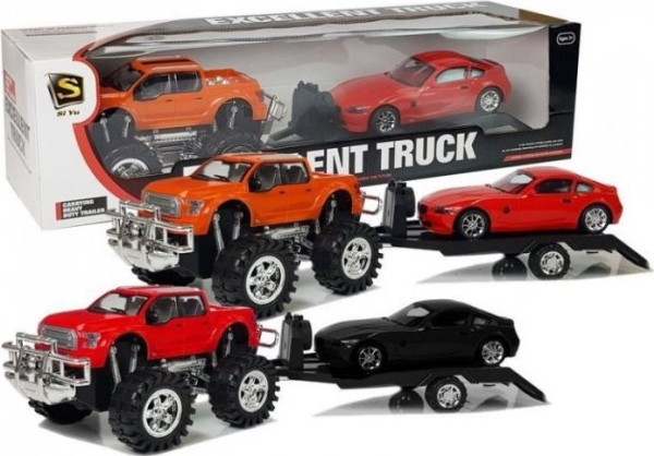 Lean Sport Vehicles Monster Truck Röd Truck 58 cm