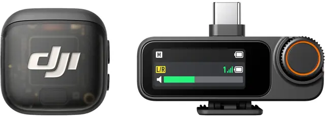 DJI Mic 3 trådlöst mikrofonsystem (1 TX + 1 RX)