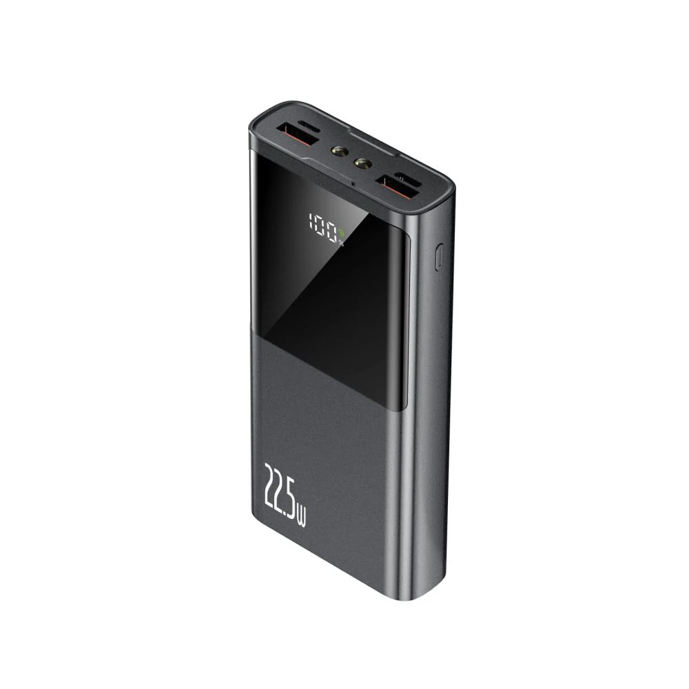 Powerbank Tech-Protect PB13 20000mAh 22.5W 2x USB-A/USB-C/Lightning med kabel - grå, bild 4