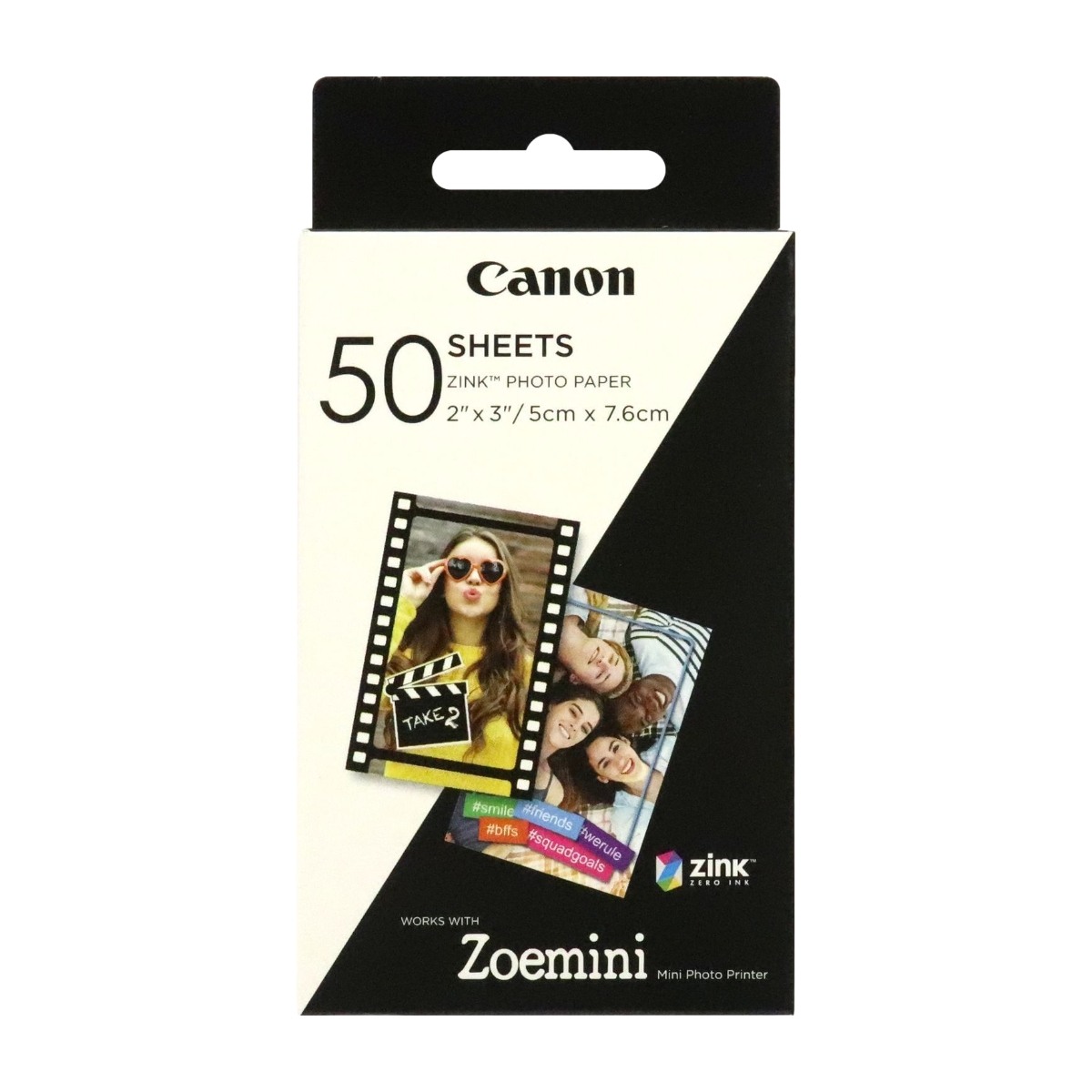 Canon Zink Zp-2030 Fotopapper (50 ark)
