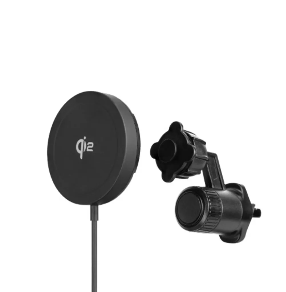 Aqiila Chargebird QC1 Qi2 Trådlös laddare 3-i-1 med bilfäste