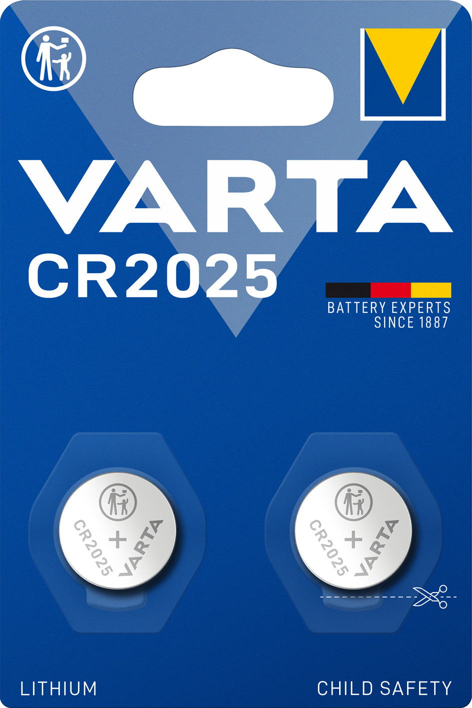 VARTA CR2025 knappbatteri, 2 st, bild 3