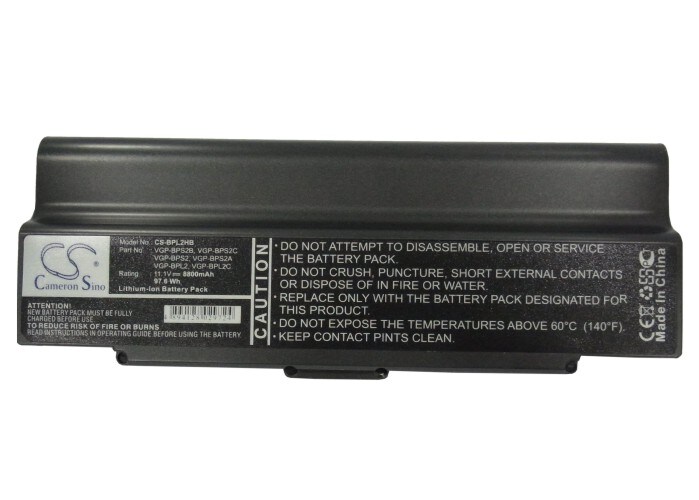 Batteri till Notebook, Bärbar dator för Sony VAIO VGN-C15GPB, VAIO VGN-SZ13C/ B m.fl., bild 5