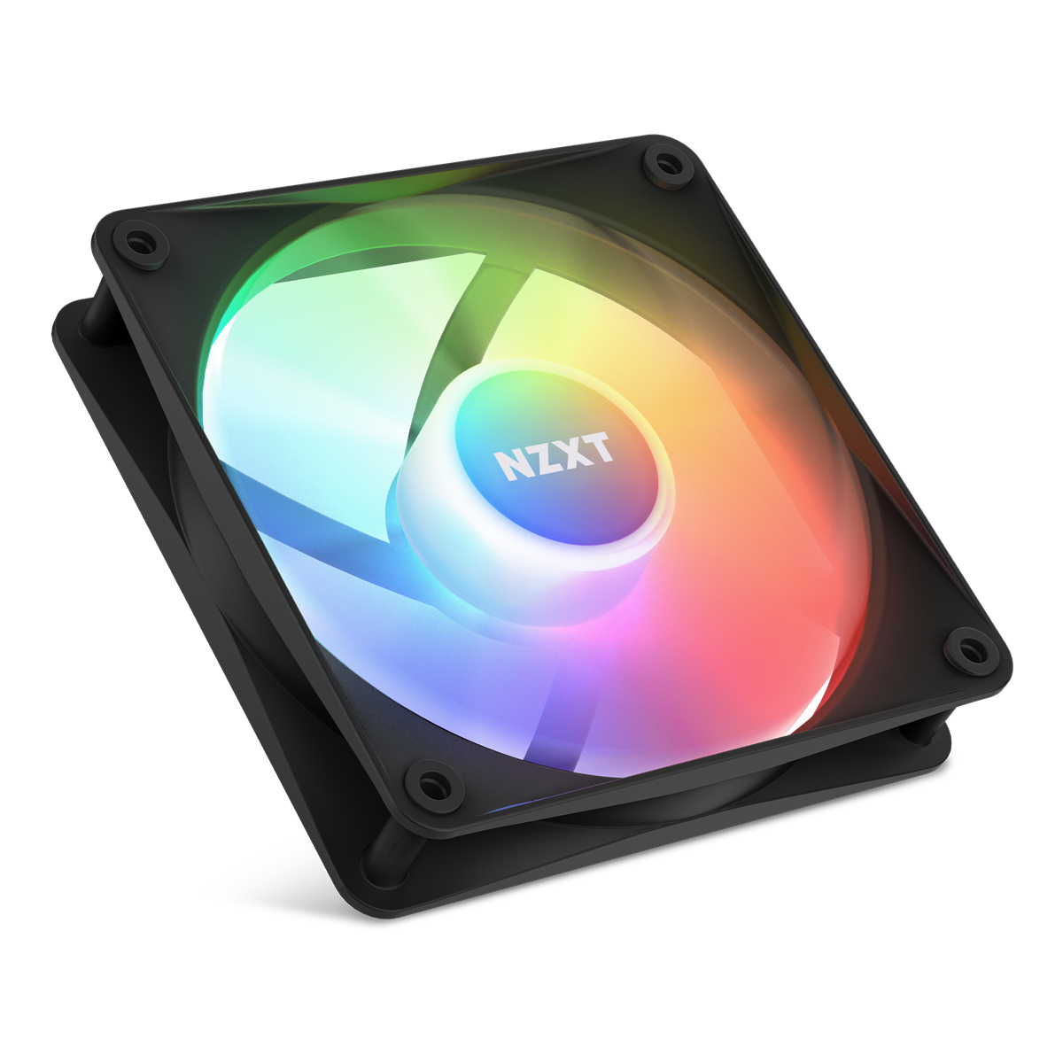 NZXT F120 RGB Core - Black - Chassi fläkt - 120mm - Svart med RGB LED - 34 dBA
