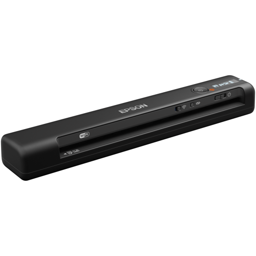 Epson WorkForce ES-60W - Arkmatad skanner - Kontaktbildsensor (CIS) - A4 - 600 dpi x 600 dpi - upp till 300 scanningar per dag - USB 2.0, Wi-Fi(n)