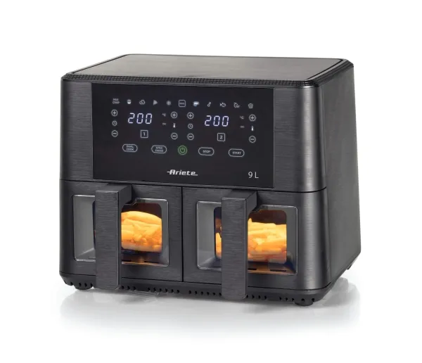 Ariete Ariete 4631/00 Dubbel 9 l 2400 W varmluftsfritös Svart
