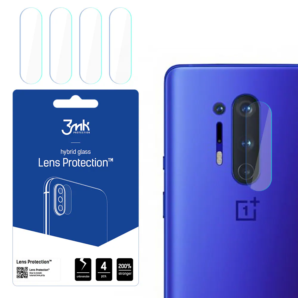 3mk Lens Protection™ hybridkameraglas för OnePlus 8 Pro 5G