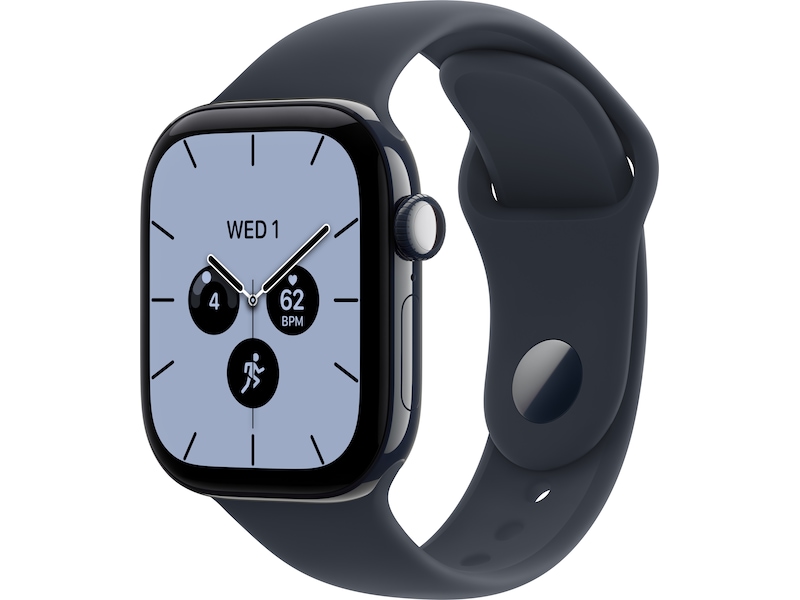 Apple Watch Series 12 GPS + Cellular 42 mm nattblå keramik, marinblå Sportband - S/M, bild 4