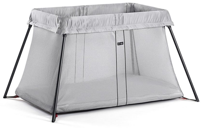 Babybjörn resesäng light, silver