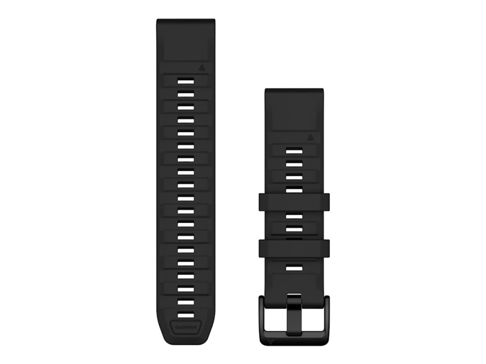 Garmin QuickFit armband 22 mm silikon, svart/svart