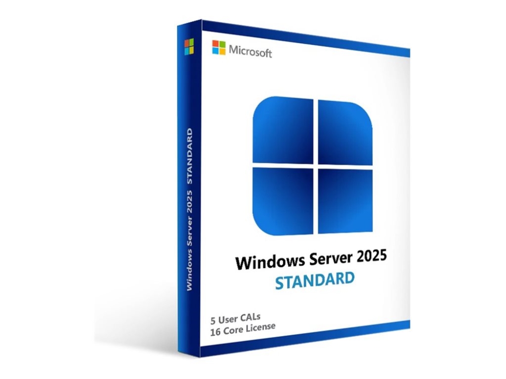 Dell Microsoft Windows Server 2025 Standard ROK, 16-Core, licens