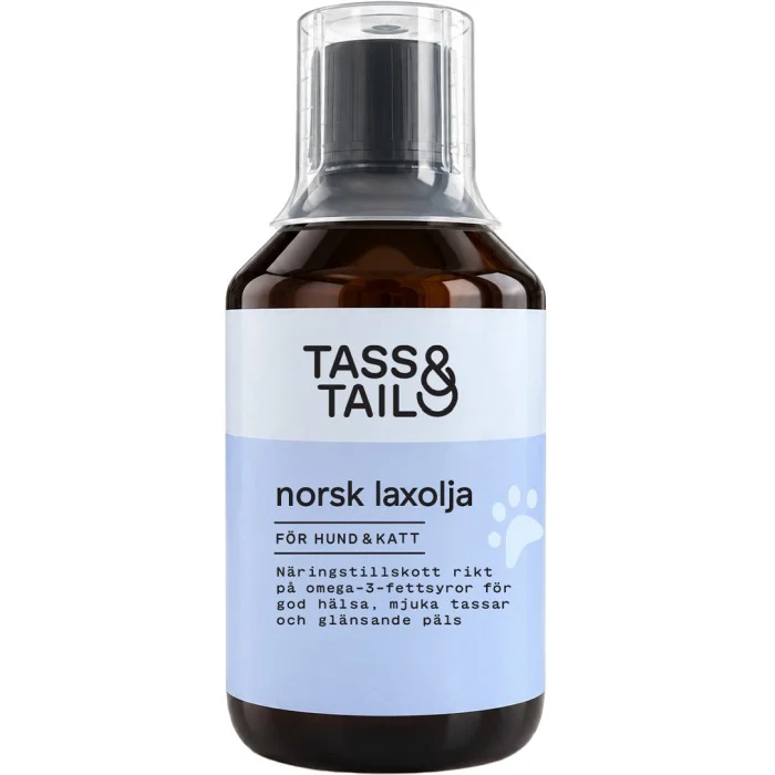 Tass & Tail Norsk Laxolja för hund och katt 300 ml