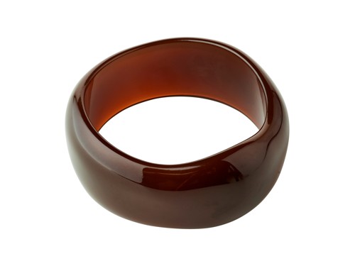 PILGRIM - AASE Maxi Bangle - Coffee - 65 x 65 mm, bild 2