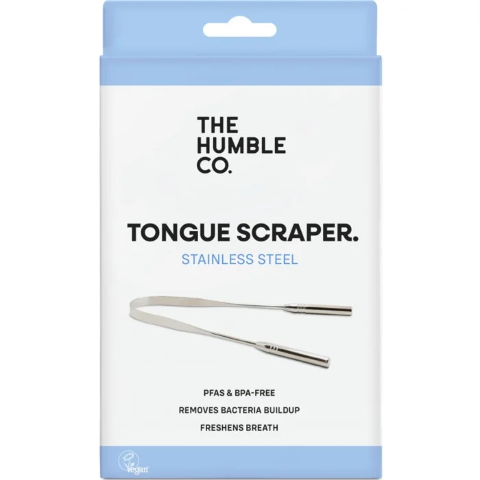 The Humble Co Stainless Steel Tongue Scraper 1pcs