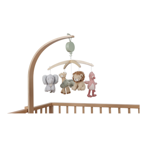 Little Dutch - Wooden music mobile - Safari Friends (LD8300), bild 2