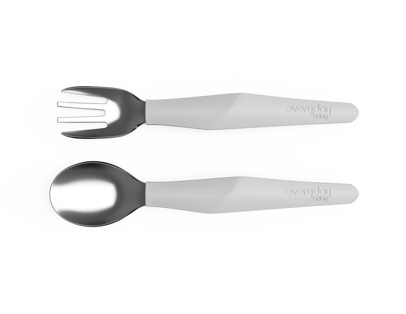 Everyday Baby bestick i rostfritt stål, quiet grey