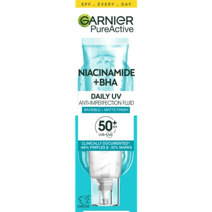 Garnier Skin Active Pureactive BHA + Niacinamide UV Daily Fluid SPF 50 + 40 ml, bild 3