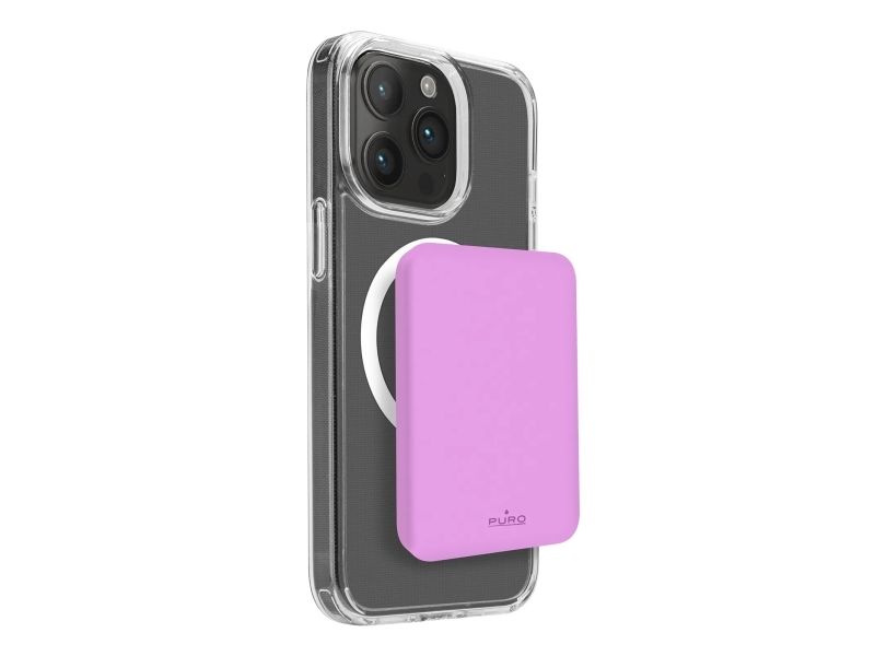 PURO PUFCBB40P2MAGPINK, 4200 mAh, Litium Polymer (LiPo), Trådlös laddning, 3,7 V, Rosa