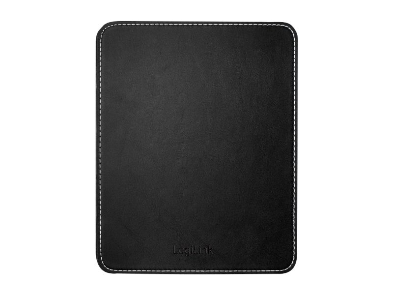 LogiLink Mousepad in leather design black