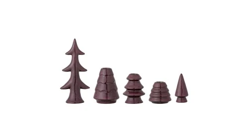 Bloomingville - Woods Candle Holder - Red - Stoneware, bild 3
