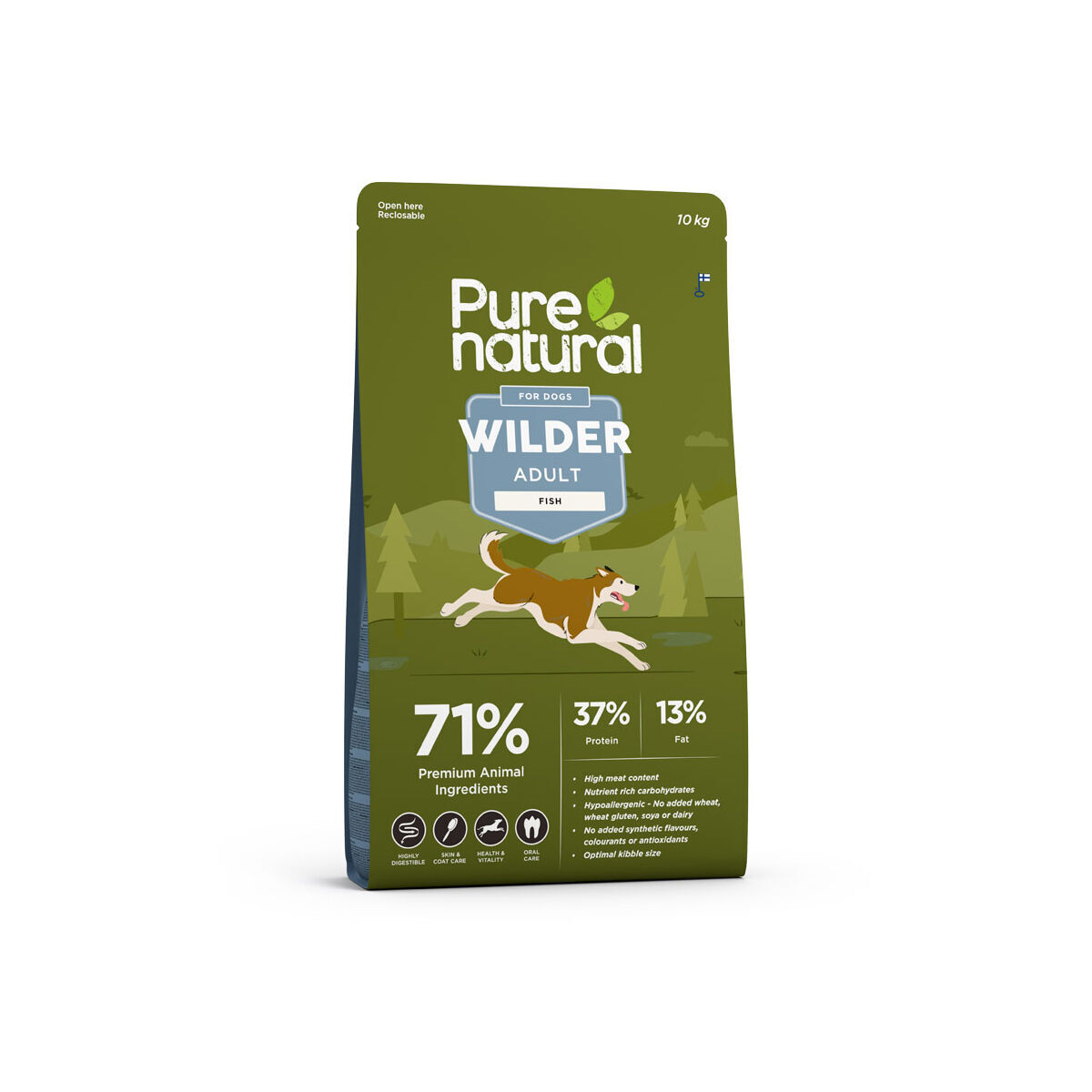 Purenatural Wilder Dog Adult Fish Torrfoder till Hund 10 kg