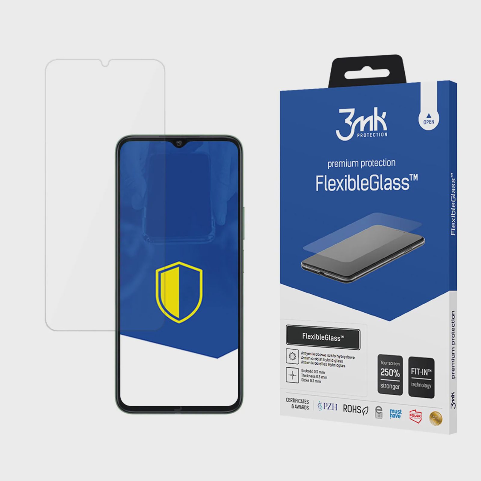 Härdat glas 3mk FlexibleGlass till Honor X6B