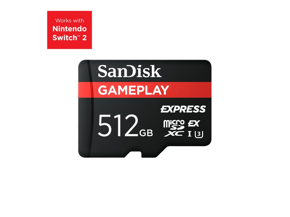 SanDisk GamePlay - Flash-minneskort - 512 GB - UHS-I U3 - mikroSDXC UHS-I