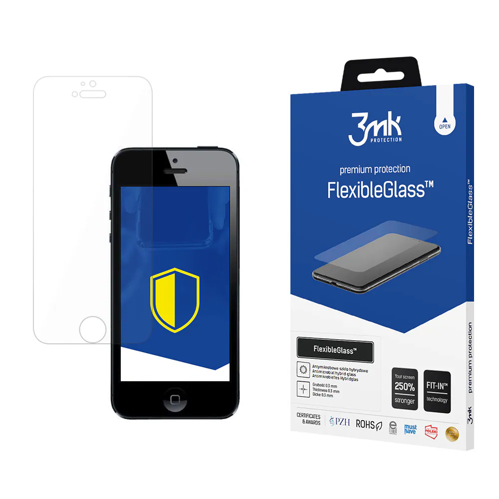3mk FlexibleGlass™ hybridglas till iPhone SE