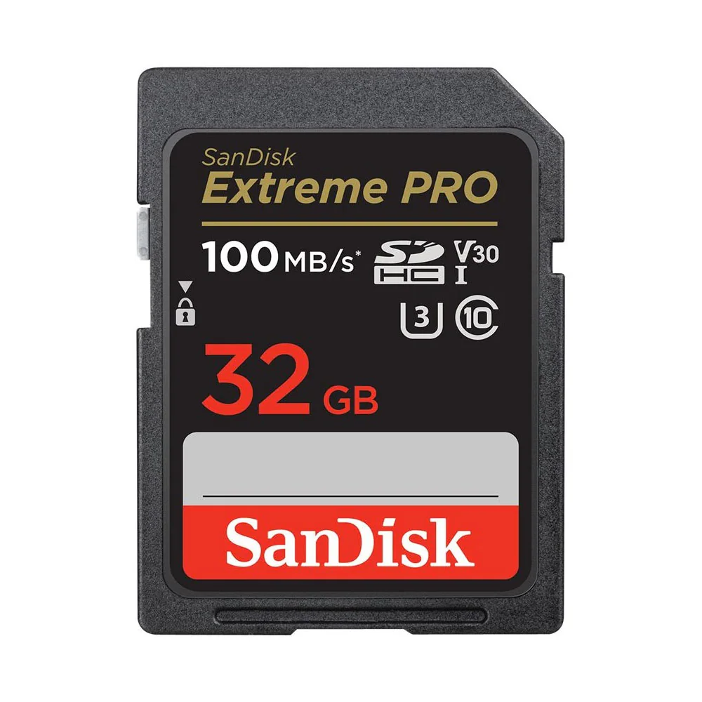 SanDisk Extreme PRO SDHC - 32GB + 2 års RescuePRO Deluxe / 100MB/s / UHS-I / Class 10 /