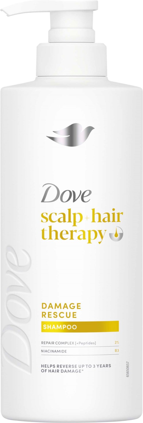 Dove Scalp + Hair Therapy schampo Damage Rescue 400 ml, bild 2